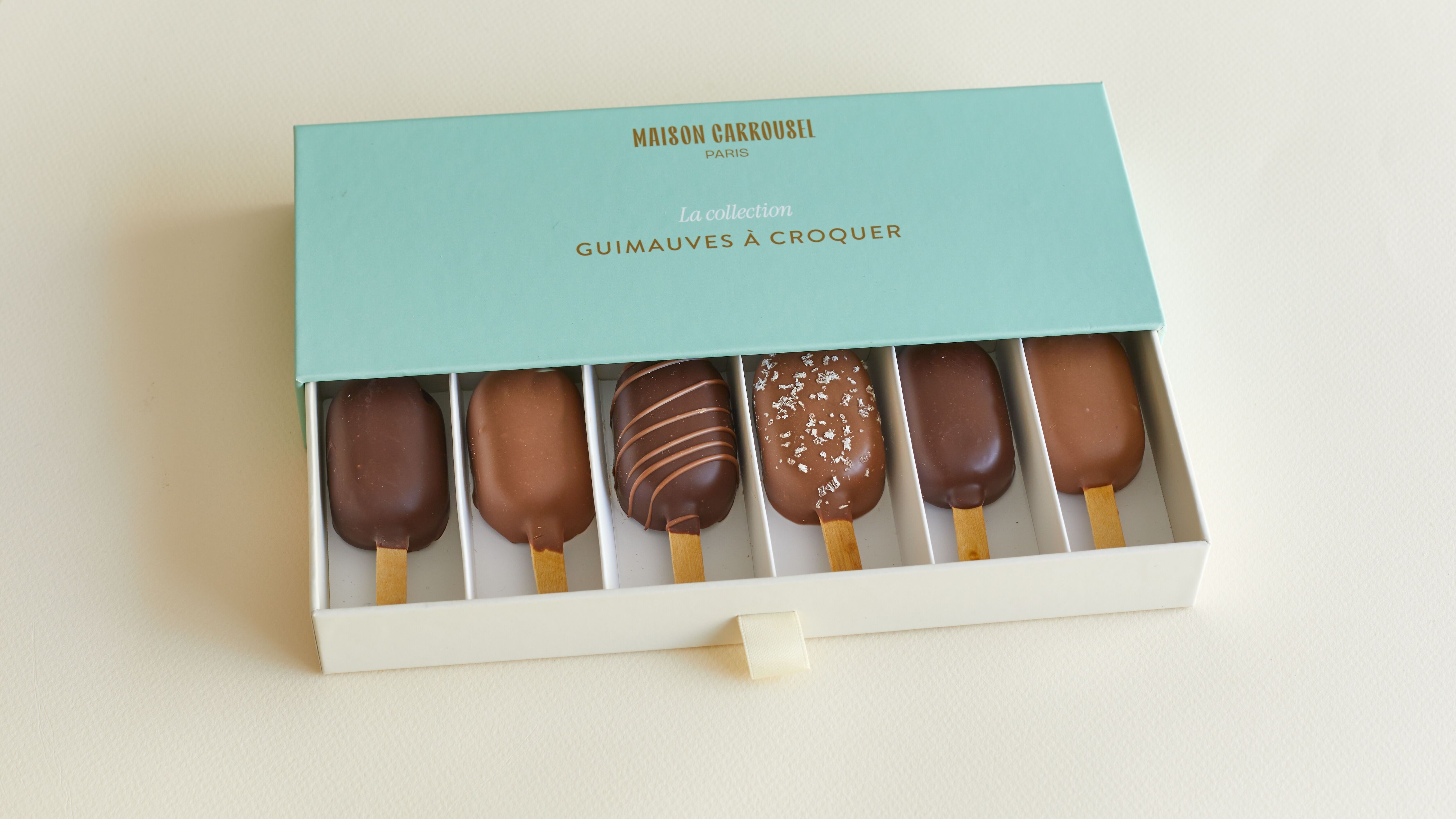 Mini malvaviscos masticables - caja de 6