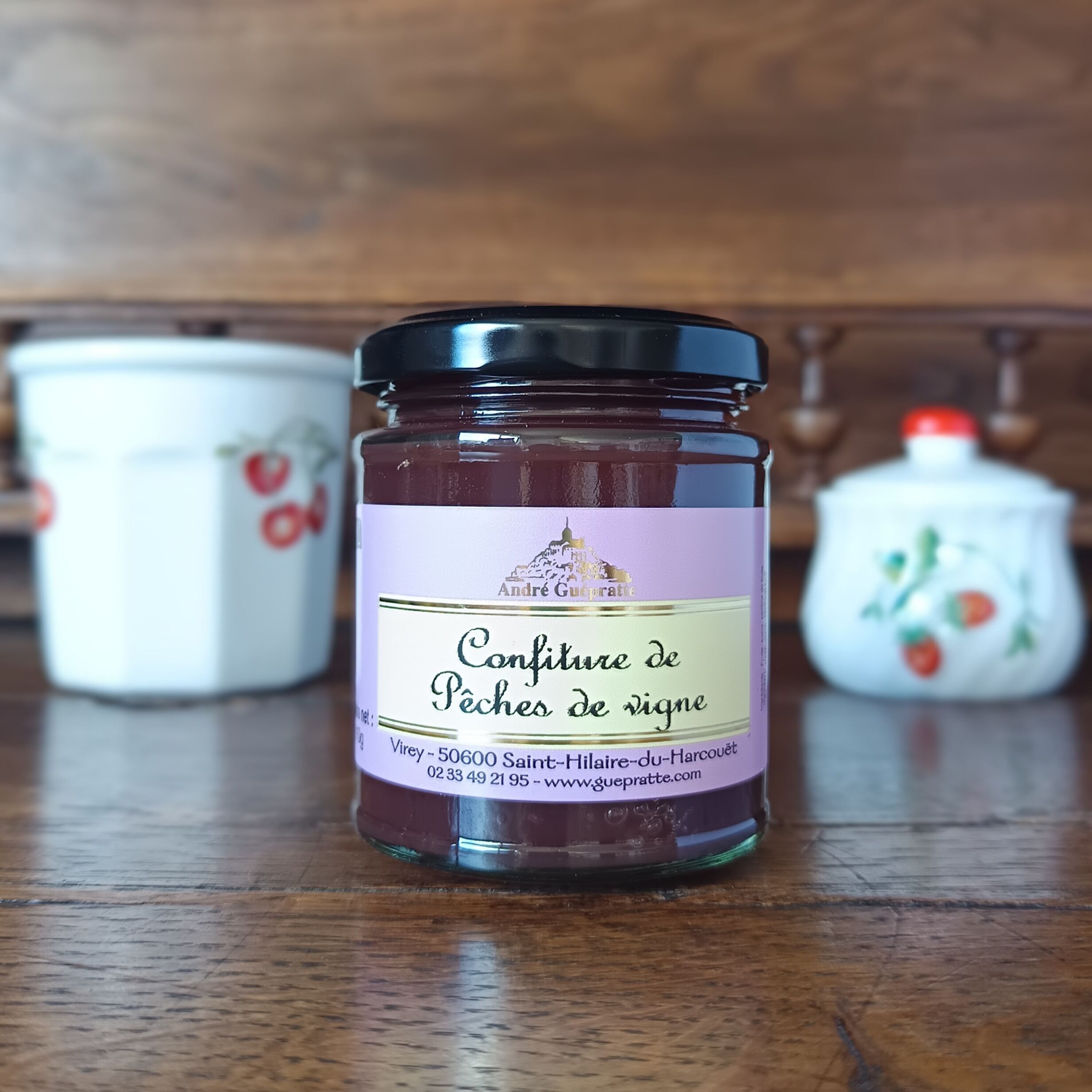 Confiture de Pêches de Vigne 210g