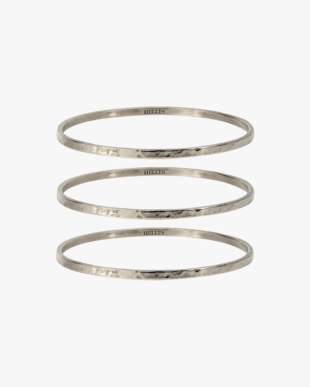 PULSERAS DE METAL PLATEADO