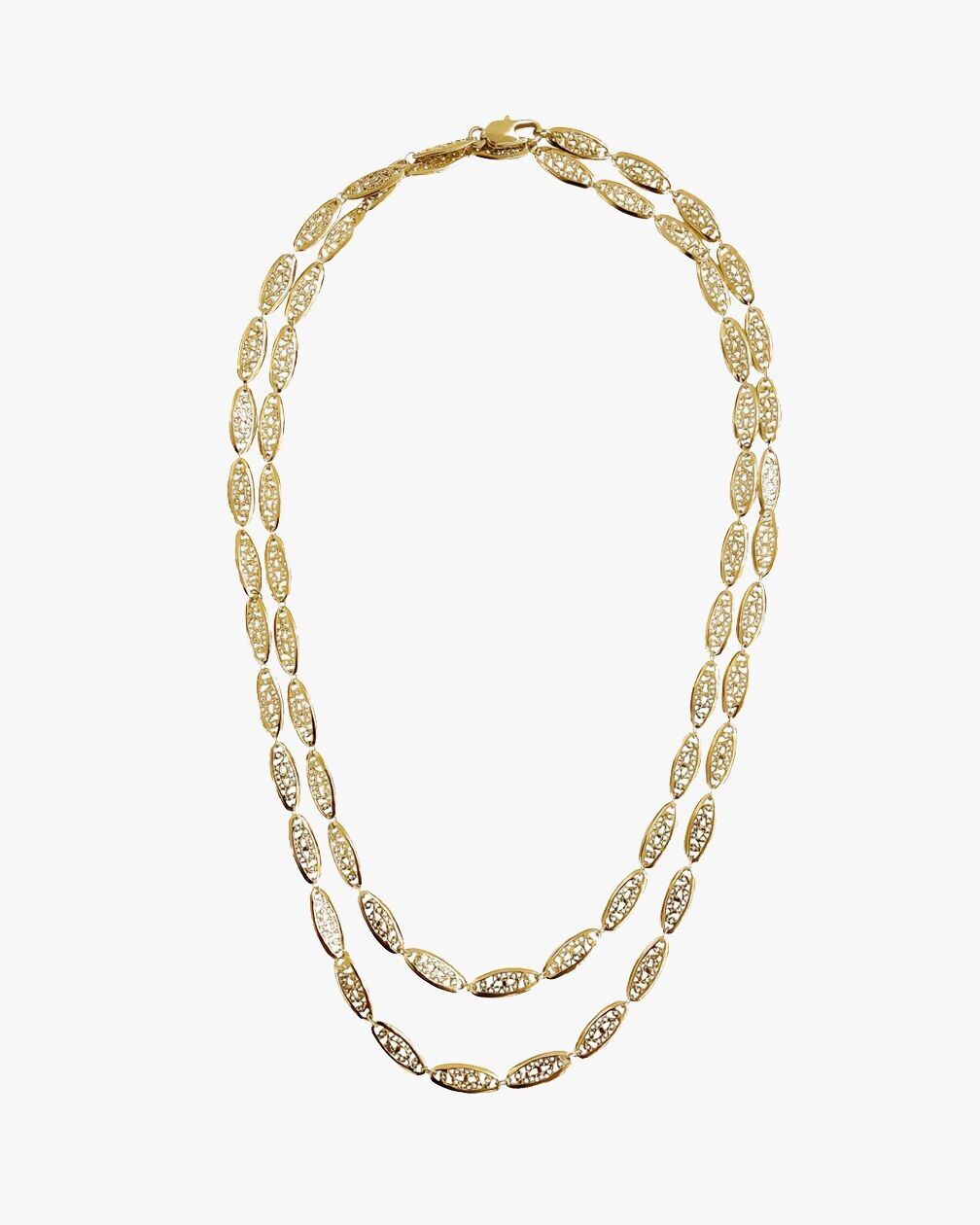 COLLAR DE ENCAJE DE ORO