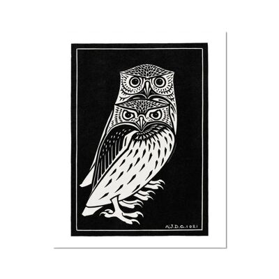 Owl Art Print