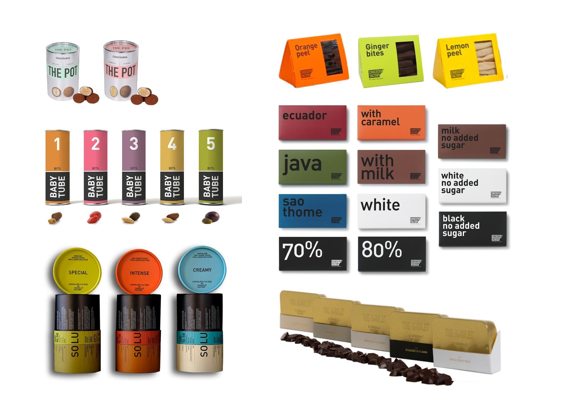 Entdeckerpaket mit den 29 meistverkauften Schokoladenprodukten von Chocolat Factory