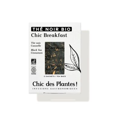 🫖 ORGANIC BLACK TEA (BOXES OF 12 BAGS) - CHIC BREAKFAST