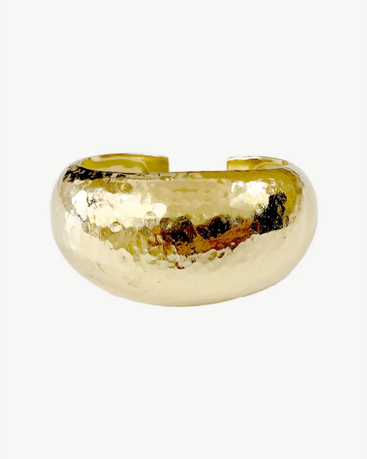 BRAZALETE BOMBAY MARTILLADO EN ORO