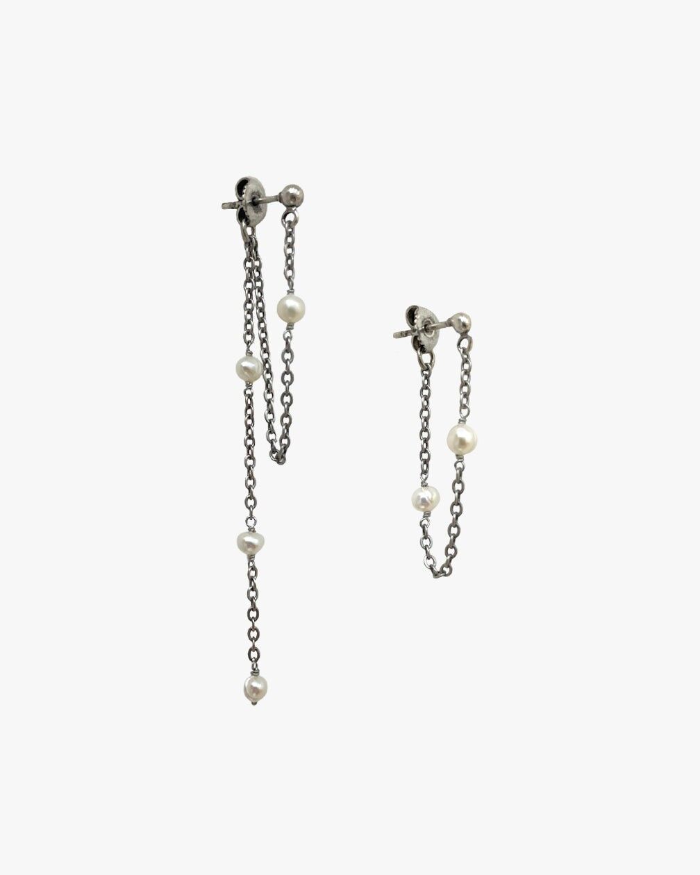 PENDIENTES DE PLATA SAONA