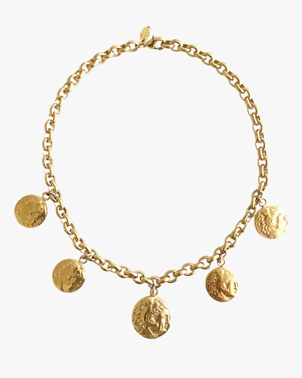 COLLAR DE 5 MEDALLAS DE ORO