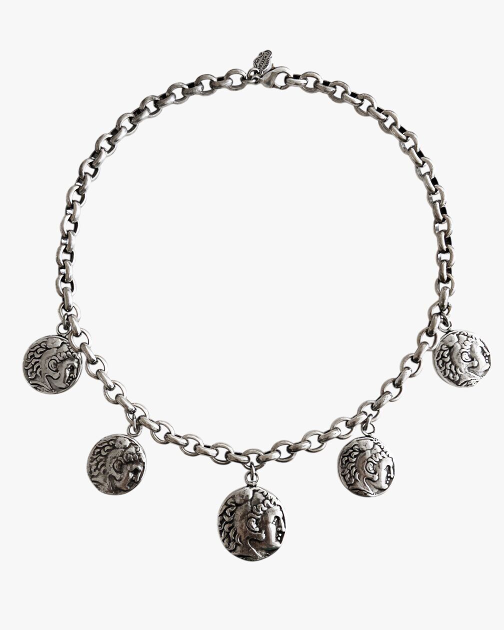 COLLAR DE 5 MEDALLAS DE PLATA