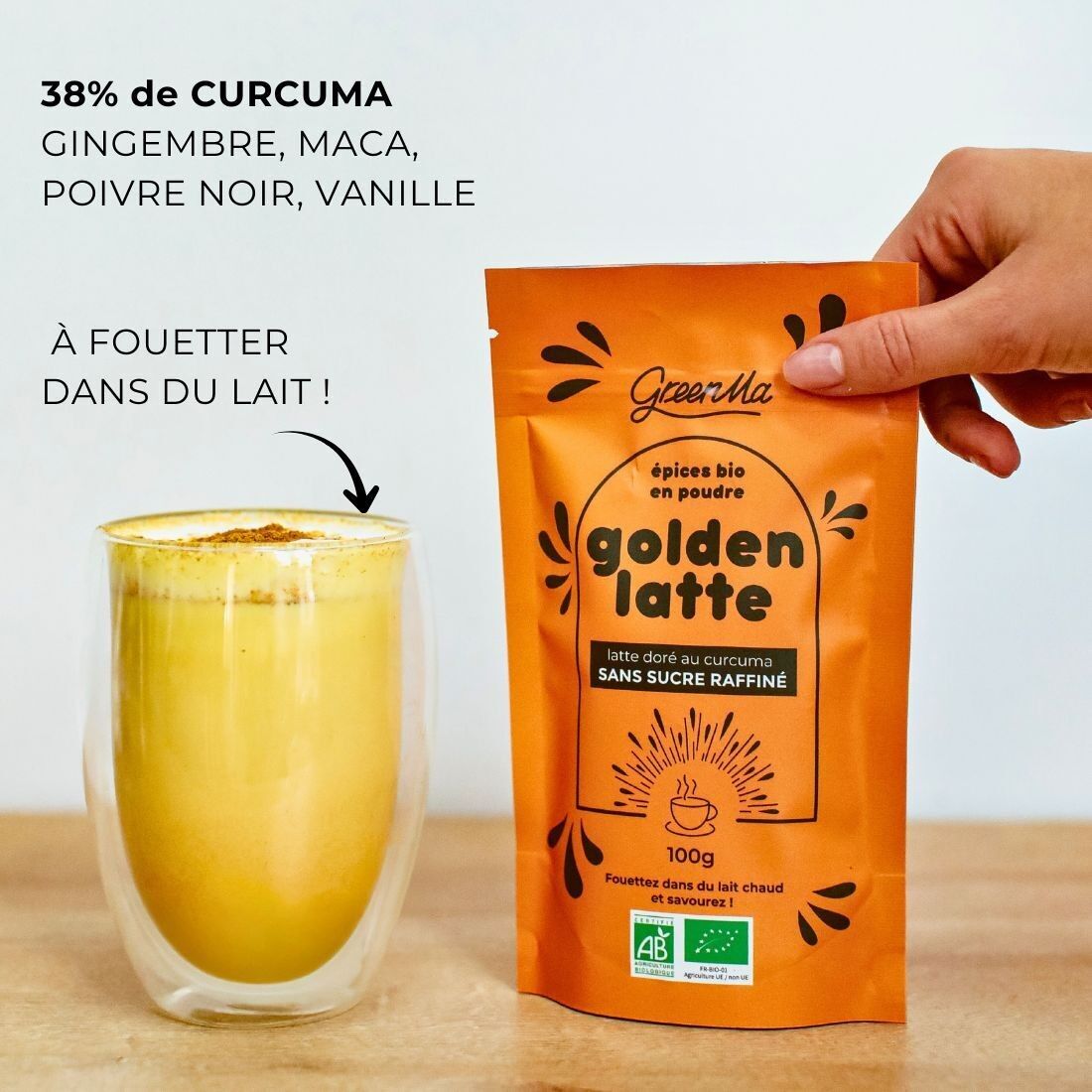 GOLDEN LATTE BIO - 100G