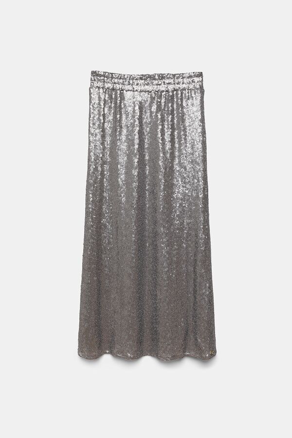 Jupe crayon taille mi-haute