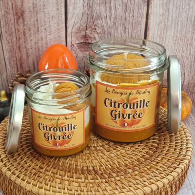 Frosted Pumpkin Gourmet Candle