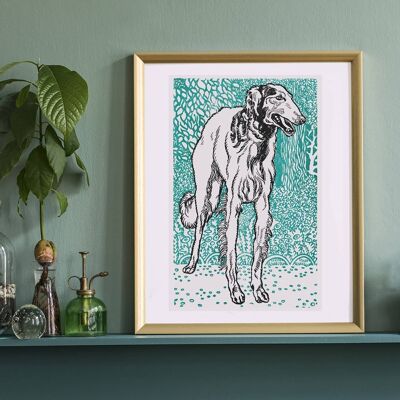 Greyhound 2 Art Print