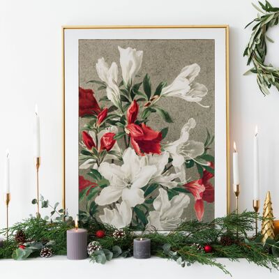 Christmas Bouquet Art Print
