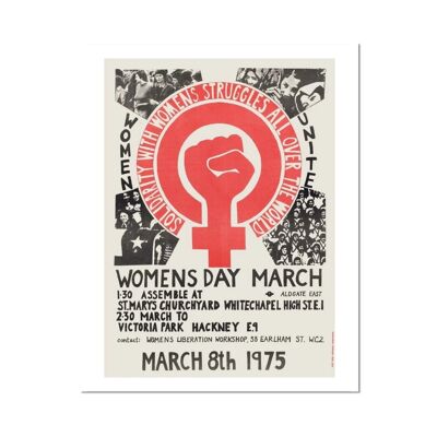 Womens Day March 1975 Fine Art Print