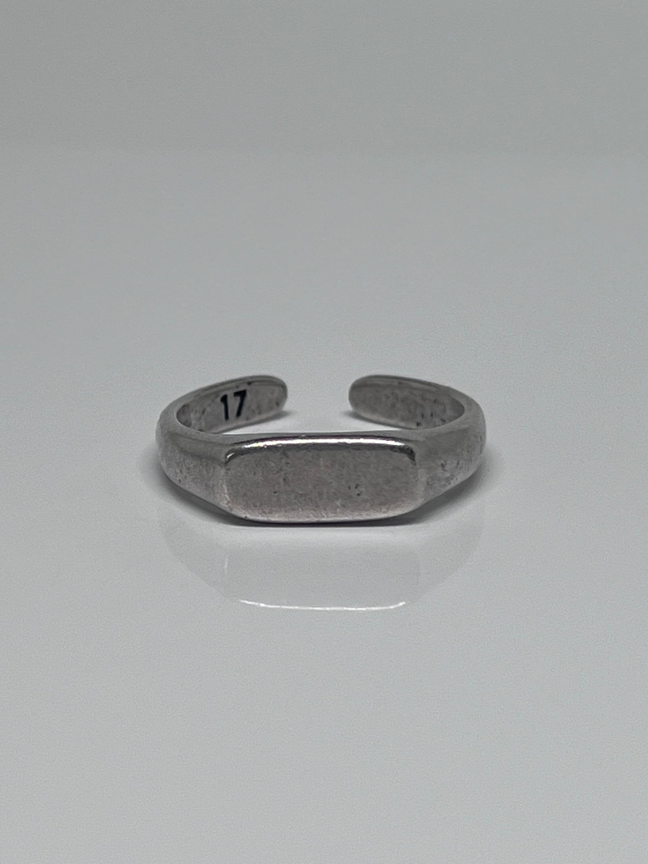 Chevalire fine argent homme