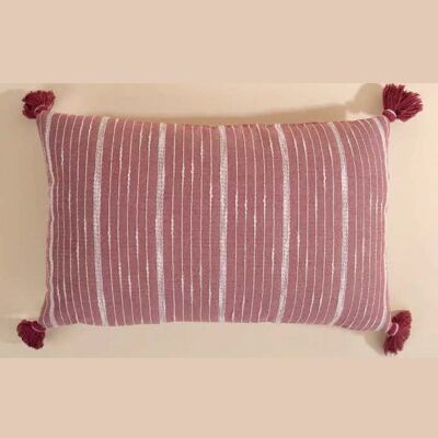 Clara Kissen; Weinrot, 100 % Baumwolle (Cushion Cover)