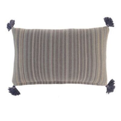 Palermo Kissen; Beige-Blau, 100 % Baumwolle (Cushion Cover)