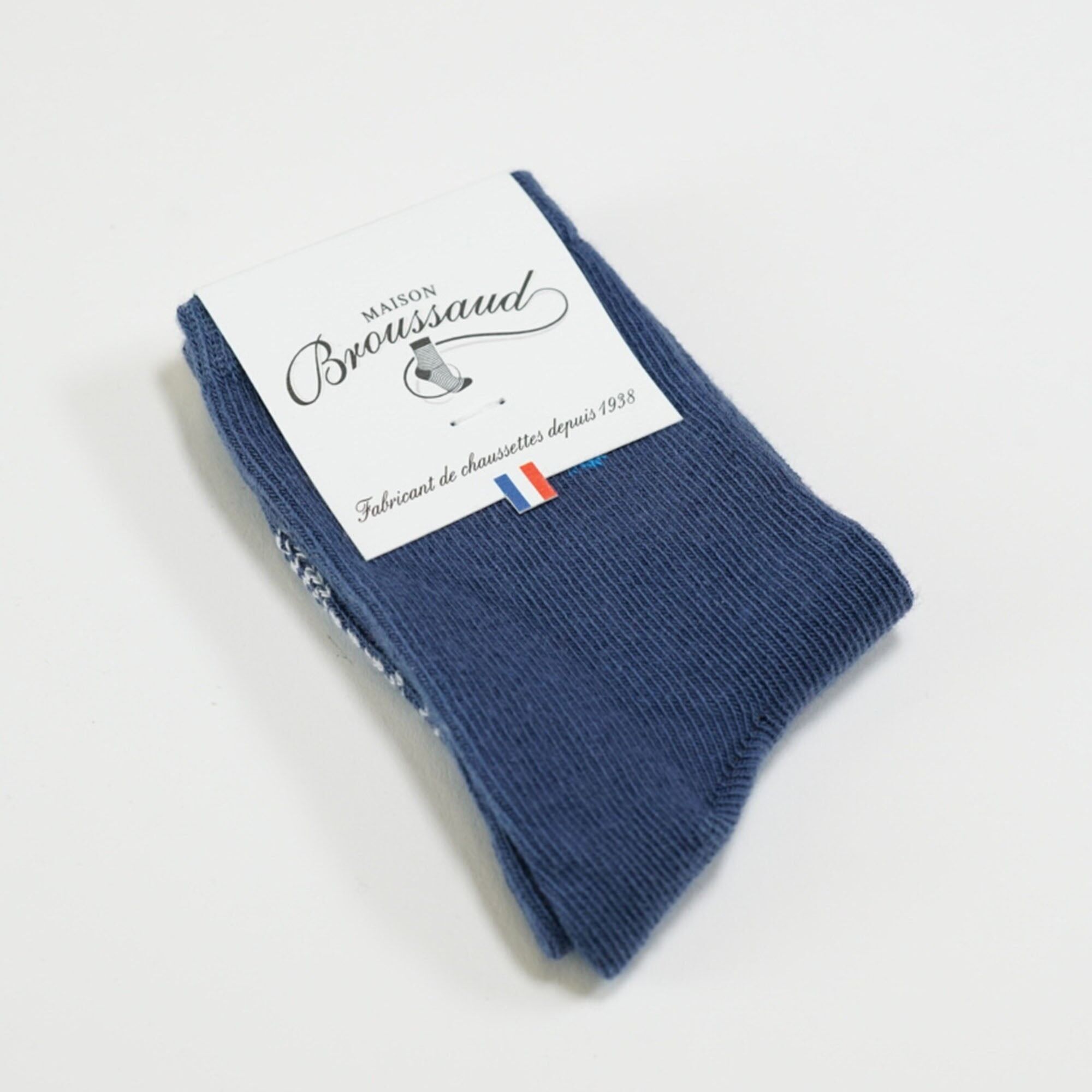 La Coq - Babysocke - blaue Baumwolle