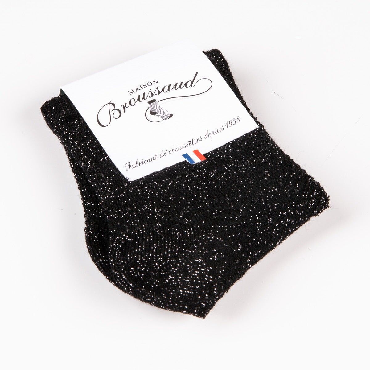 Les Chevrons - Kindersocken - schwarze Baumwolle