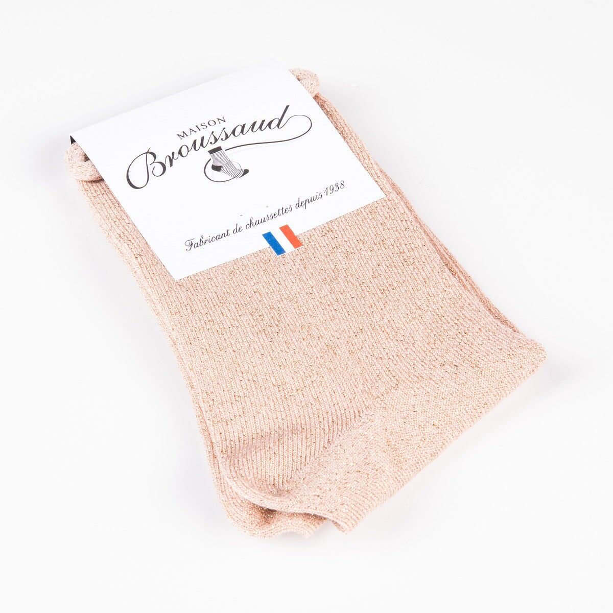 Les Roulottées – Damensocken – rosa Baumwolle