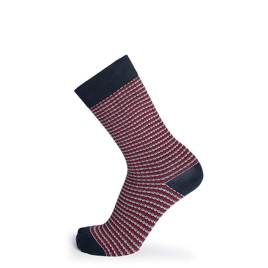 Les Mailles fantaisies - chaussettes homme - coton marine