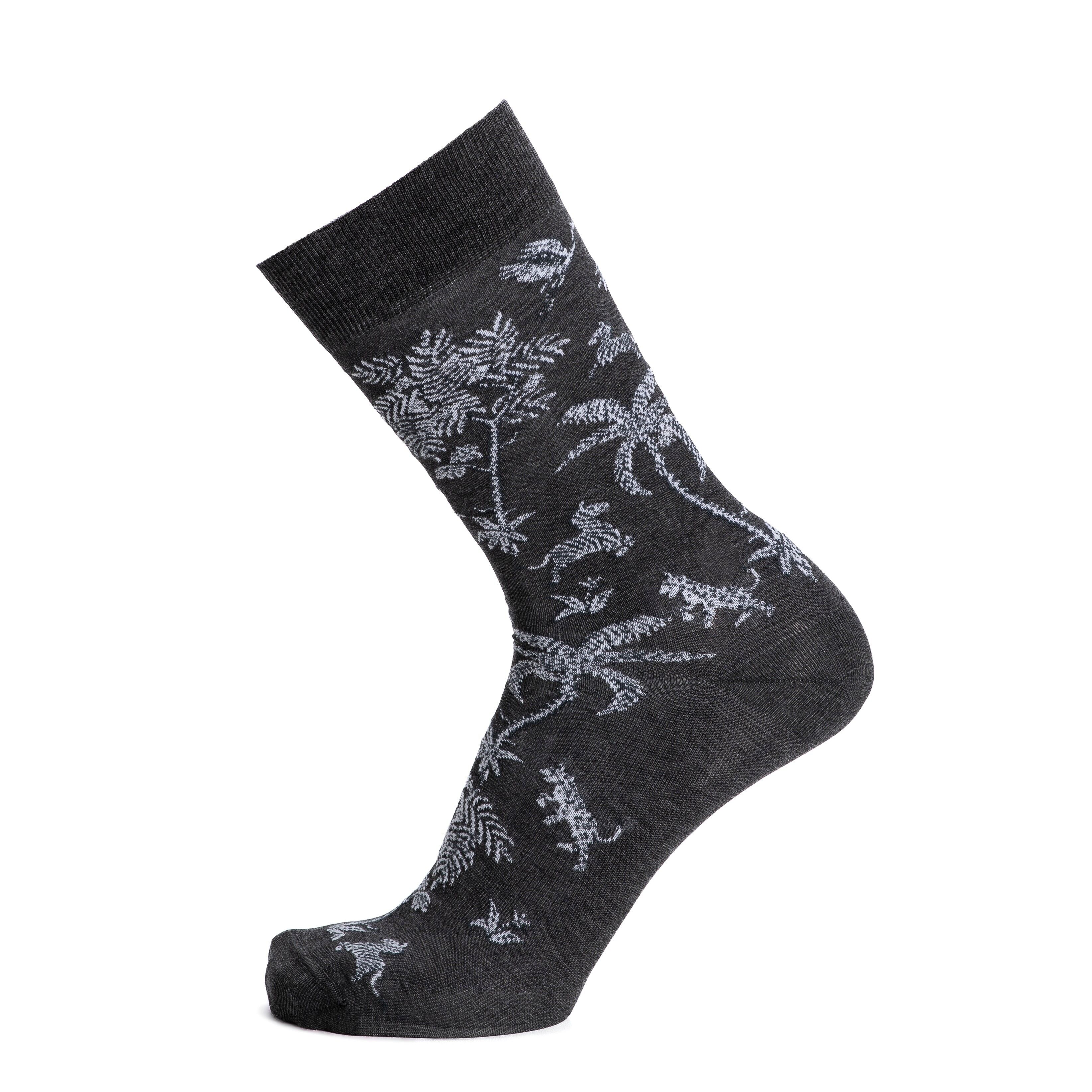 Savane - chaussettes homme - coton anthracite