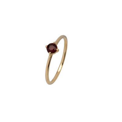 Fleur-Granat-Ring