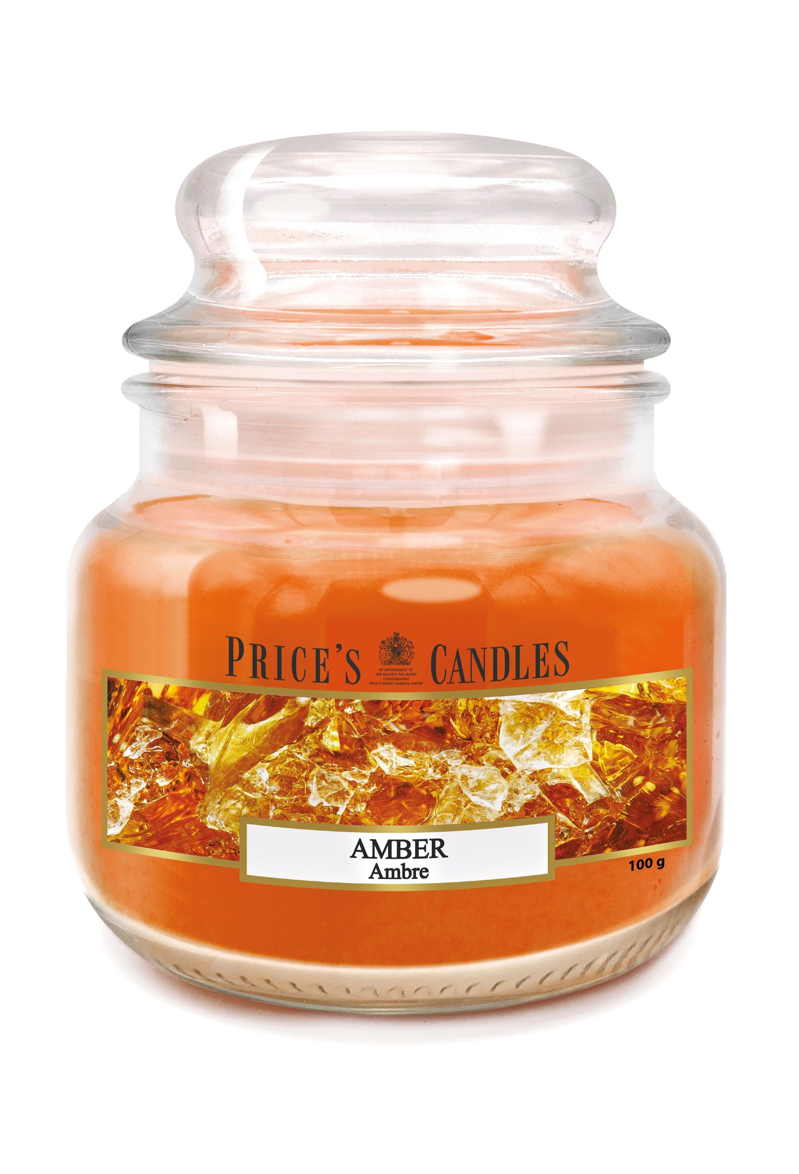 Kleine Kerze im Glas AMBER-560006