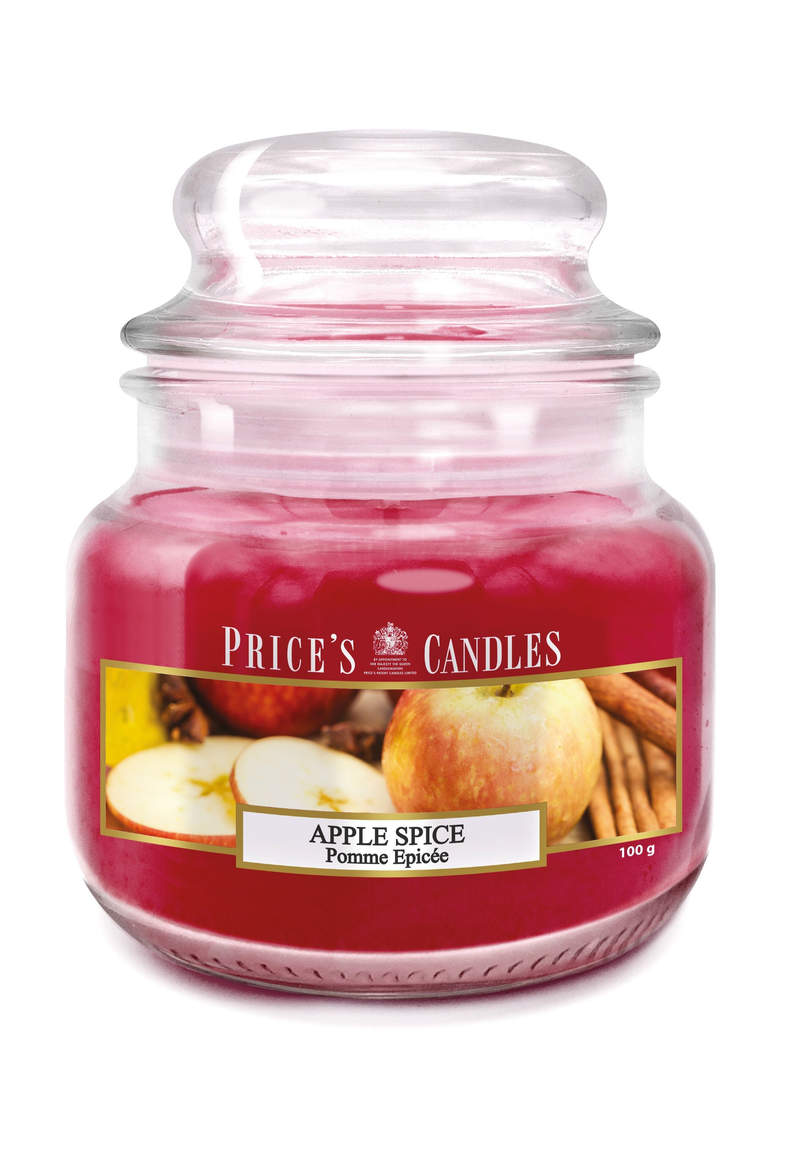 Kleine Kerze im Glas APPLE SPICE-560009