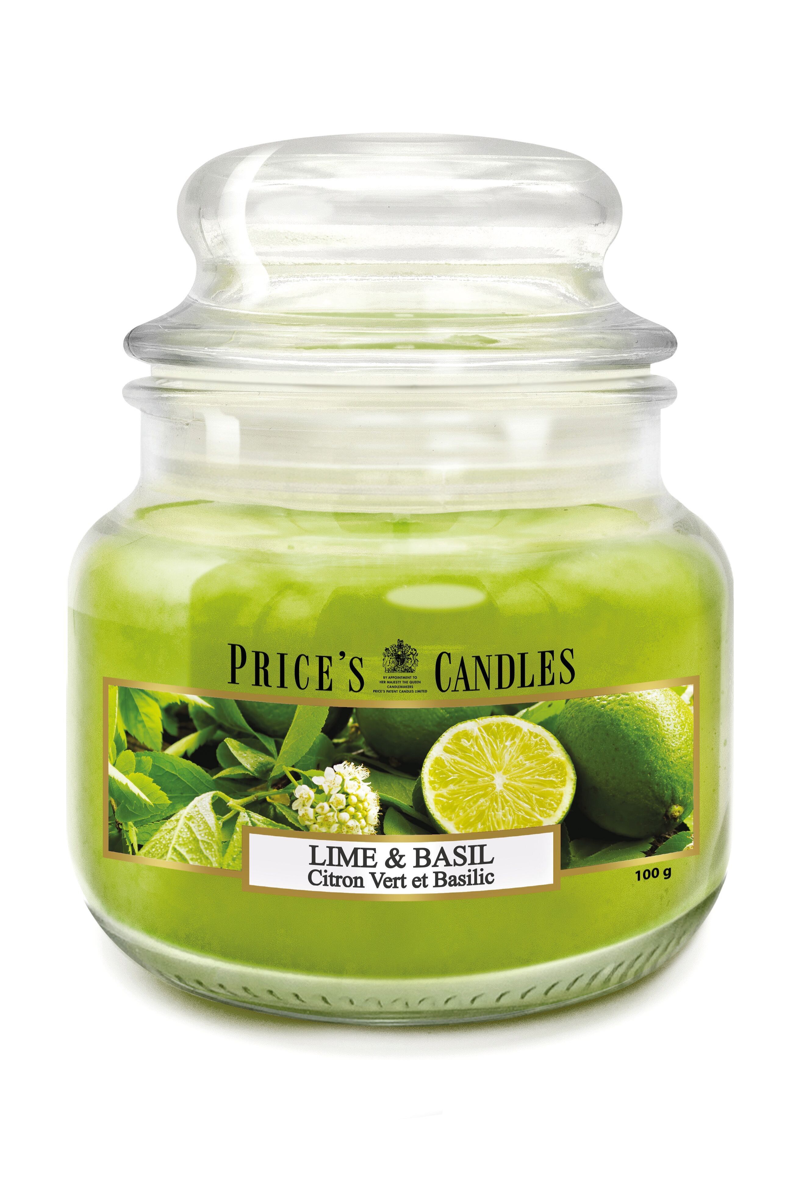Kleine Kerze im Glas Limette & Basilikum-560013