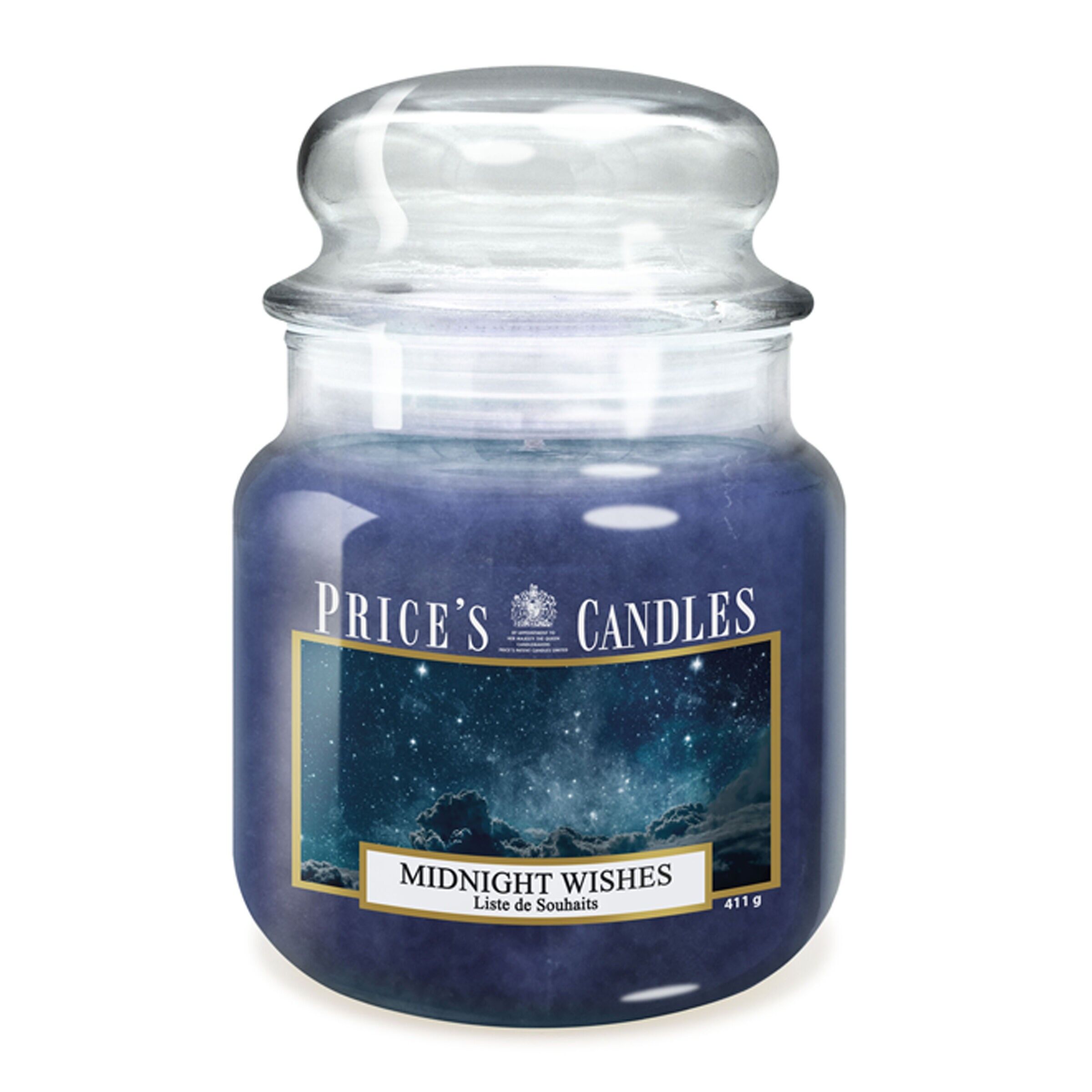 Mittlere Kerze im Glas MIDNIGHT WISHES-560108