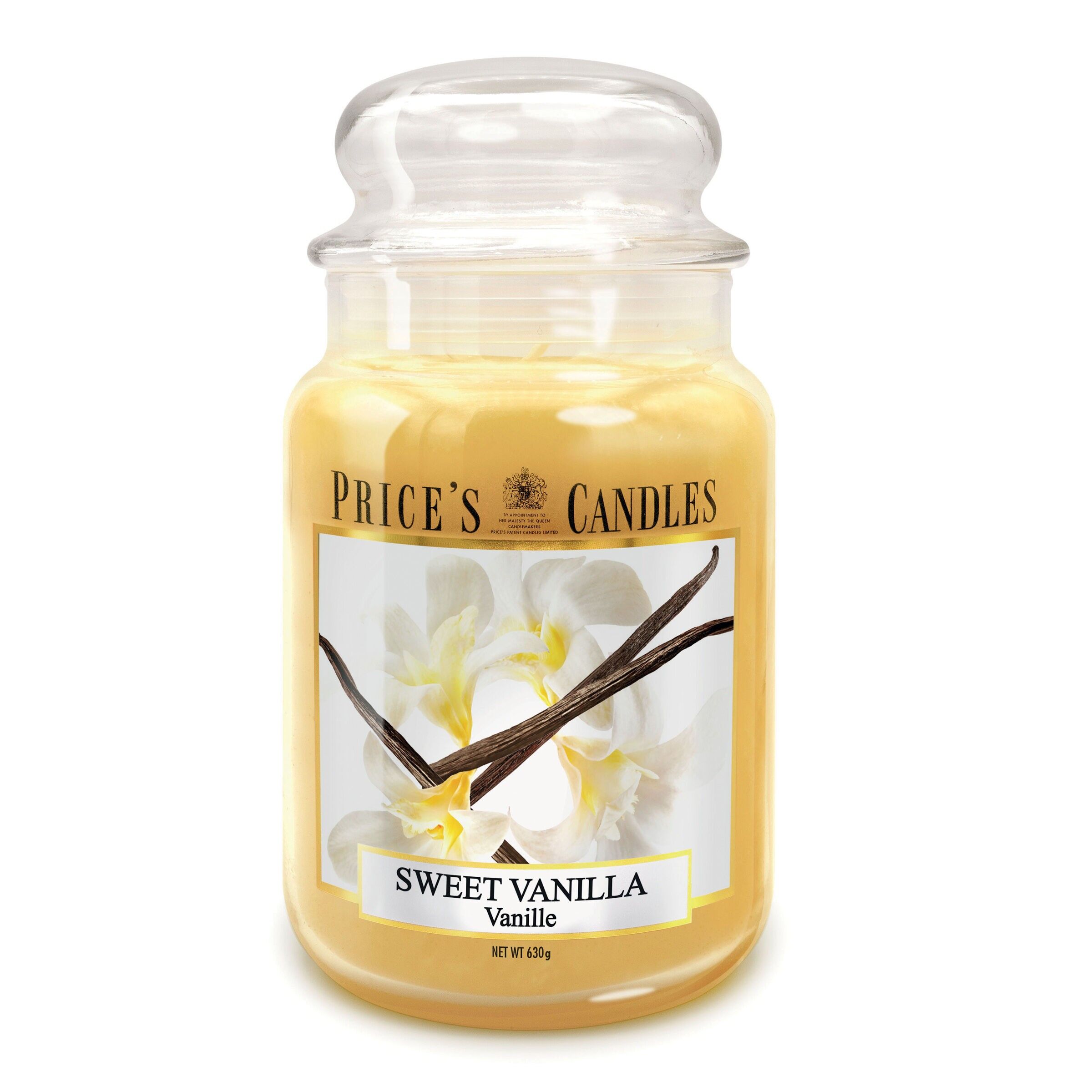 Große Kerze im Glas Sweet Vanilla-560200