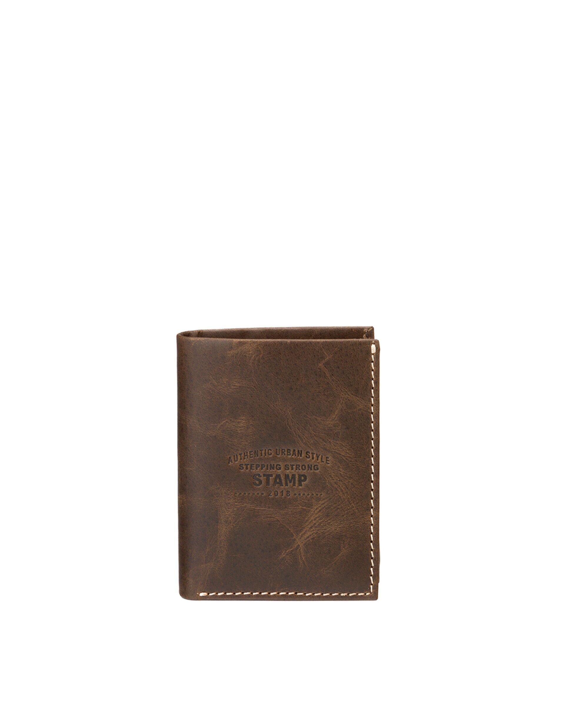 Portefeuille américain STAMP en cuir de vachette West ST3398