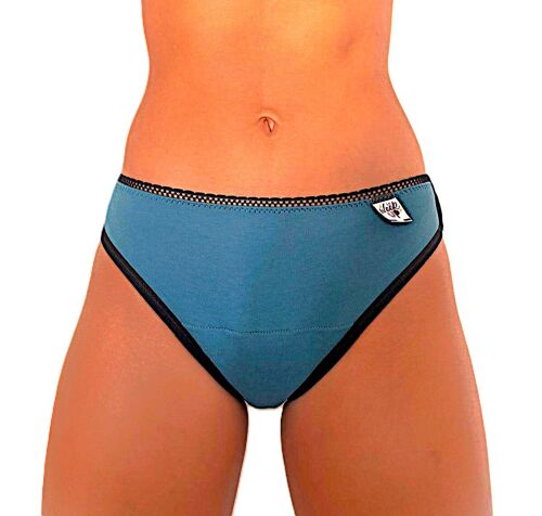 Culotte menstruelle Sam flux normal & flux max • dégraffable sur le côté • coton bio GOTS • made in France