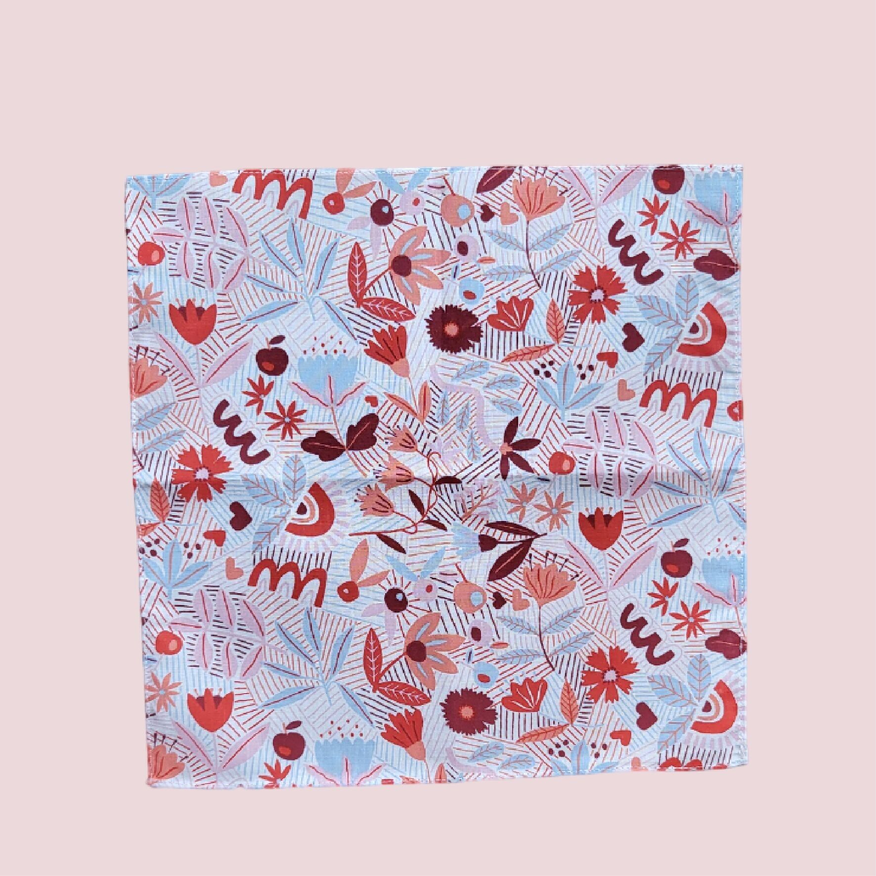 Pañuelo lavable La Week’Up, vendido por unidad • algodón suave y duradero • reutilizable y ecológico • fabricado en Francia