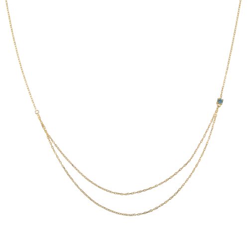 Elodie london topaz necklace