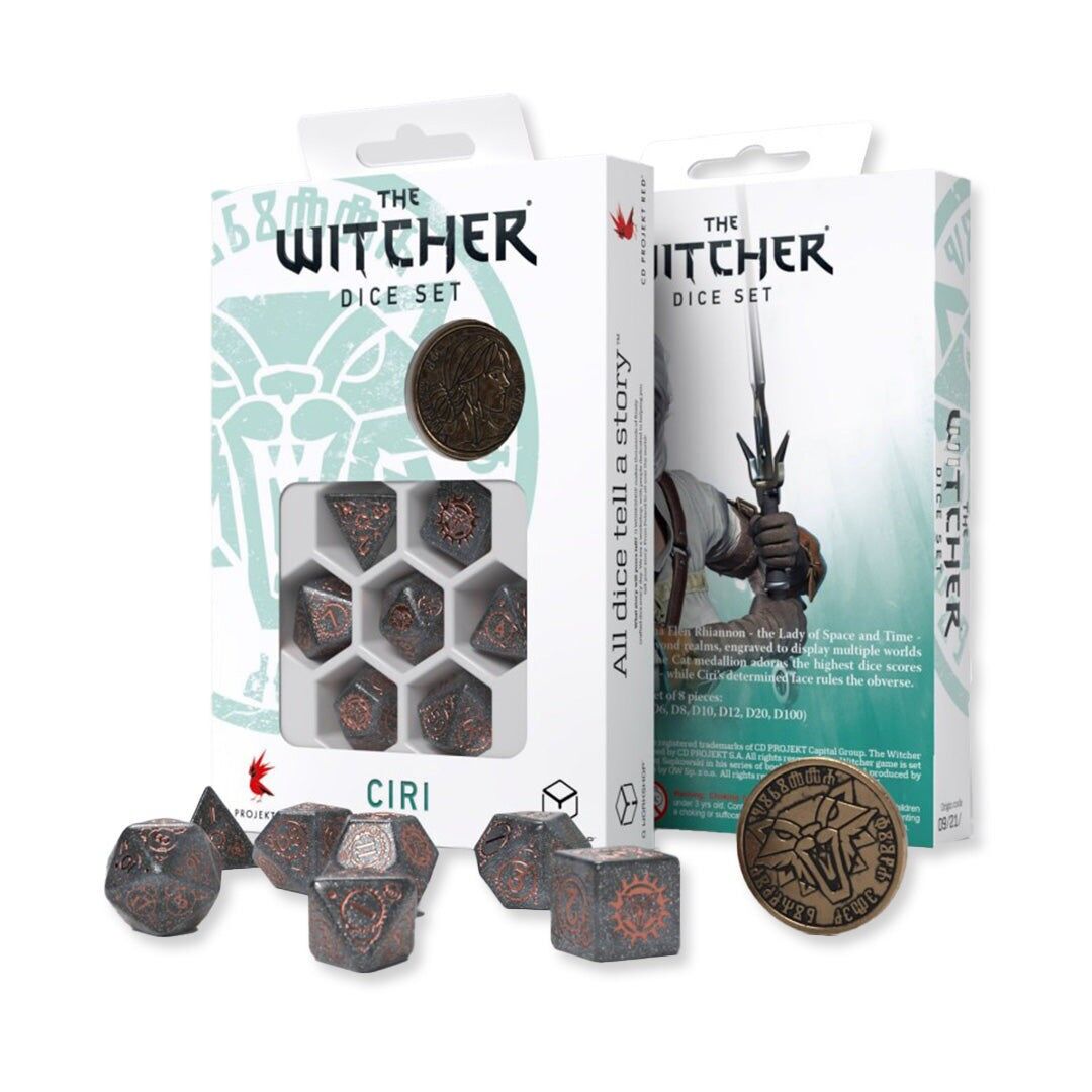 Set di dadi di The Witcher.Ciri Q-WORKSHOP