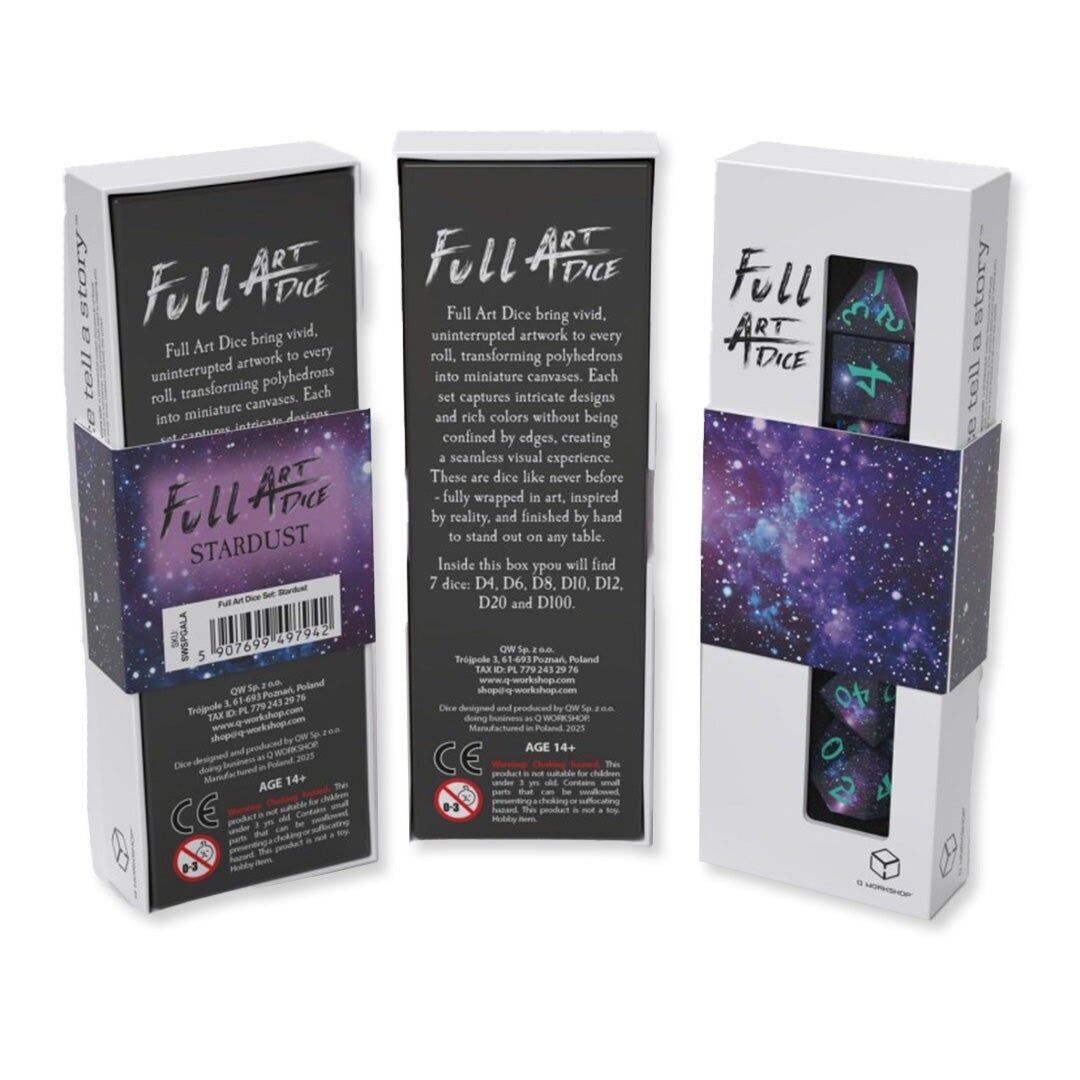 Set di dadi Full Art™: Stardust Q-WORKSHOP