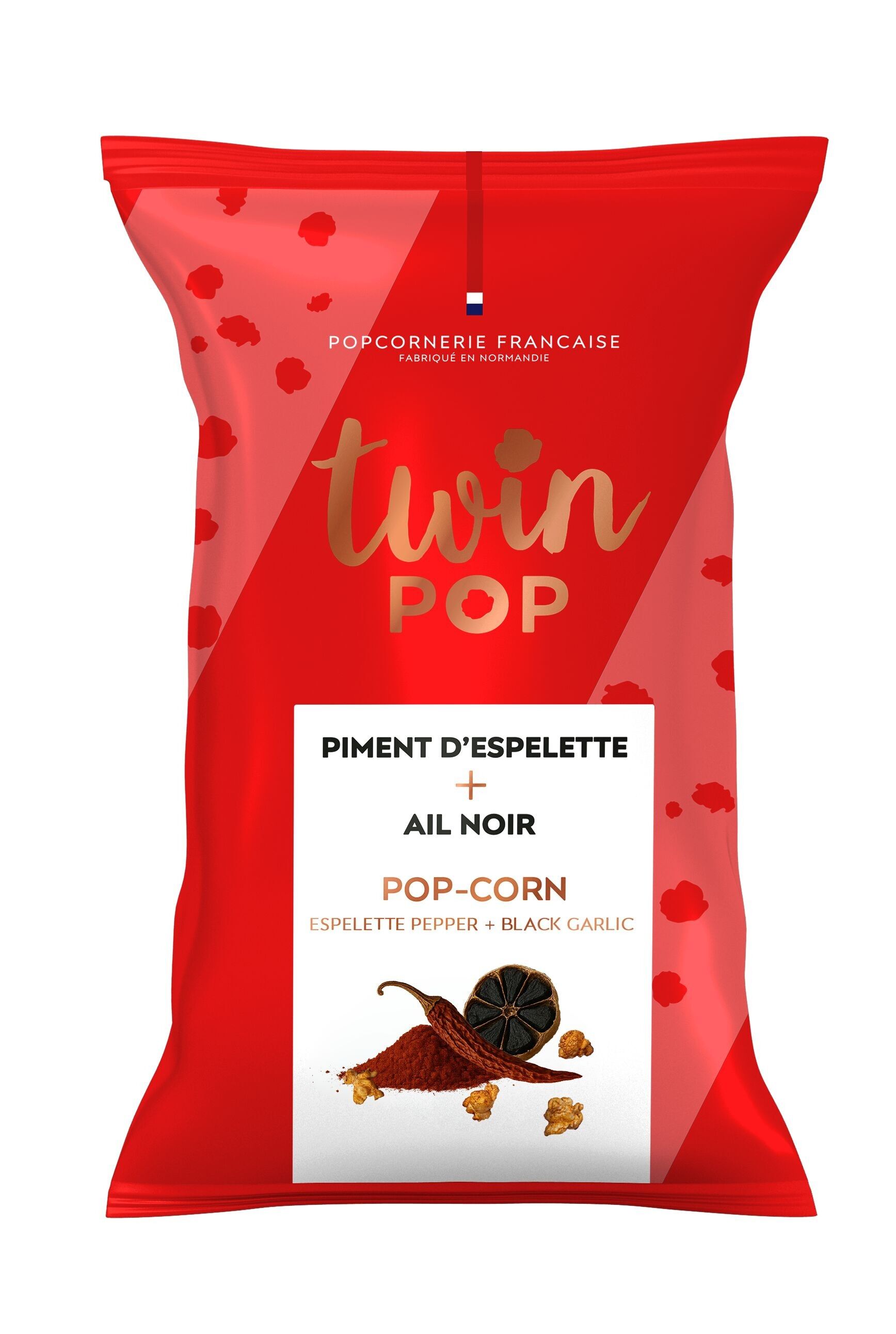 Palomitas de pimiento de Espelette + ajo negro (bolsa grande)
