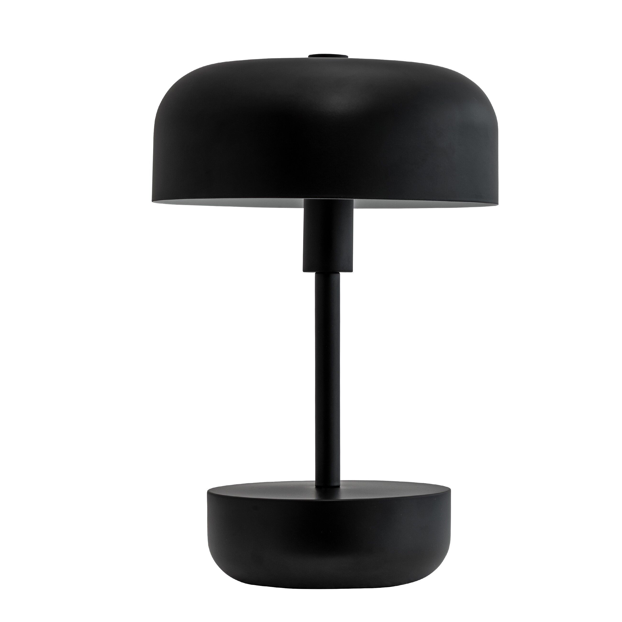 Haipot black LED rechargeabletable lamp