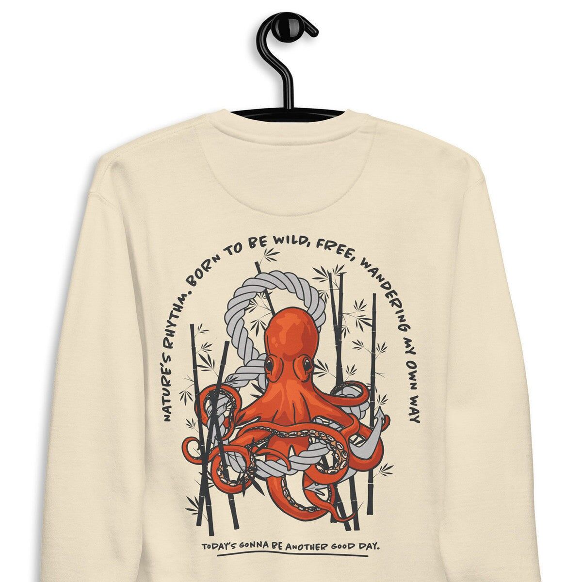 Felpa in misto cotone Octopus Another Good Day