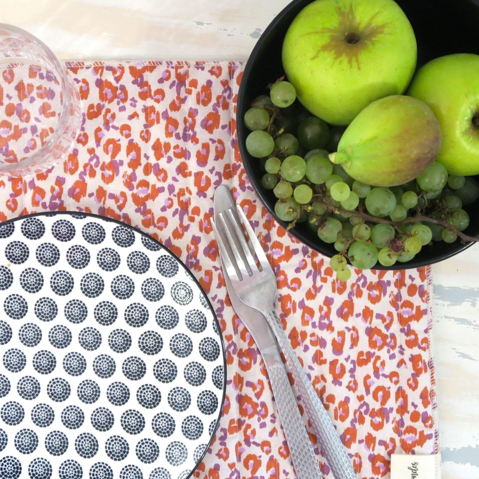 Tovaglietta trapuntata e reversibile Karli