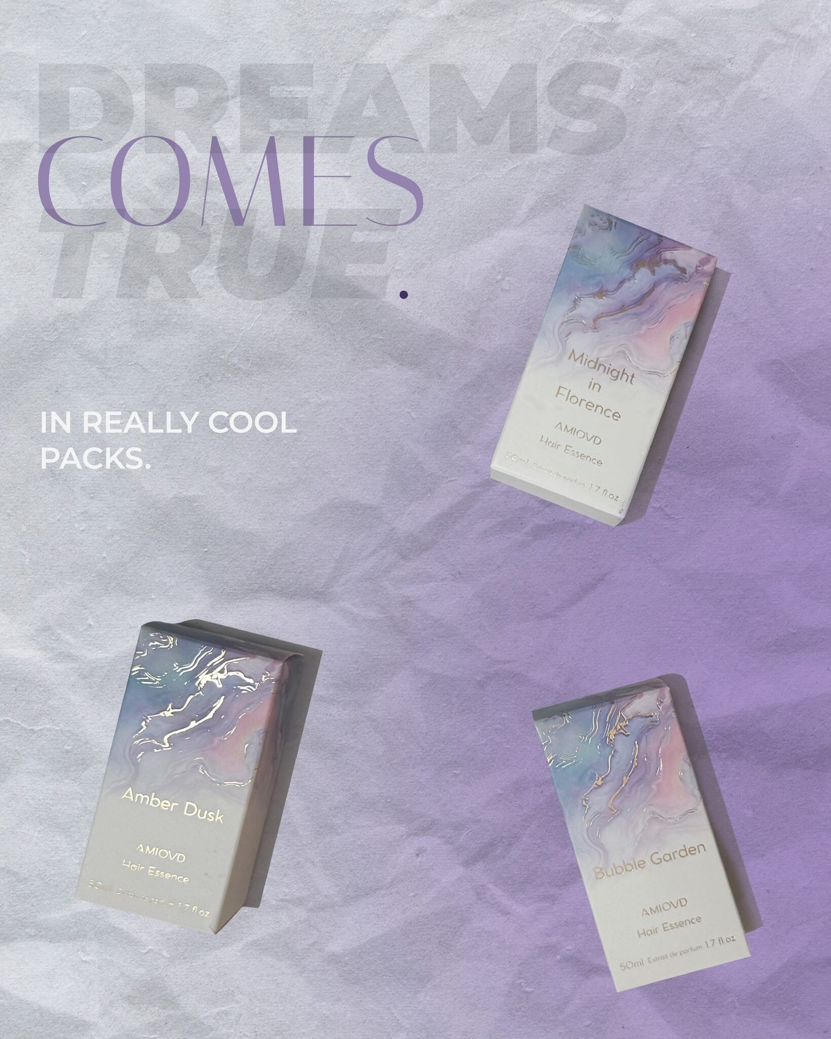 PAQUETE DESCUBRIMIENTO - AMIOUD - EXTRACTO DE PERFUME PARA EL CABELLO 50 ML X 6 UDS