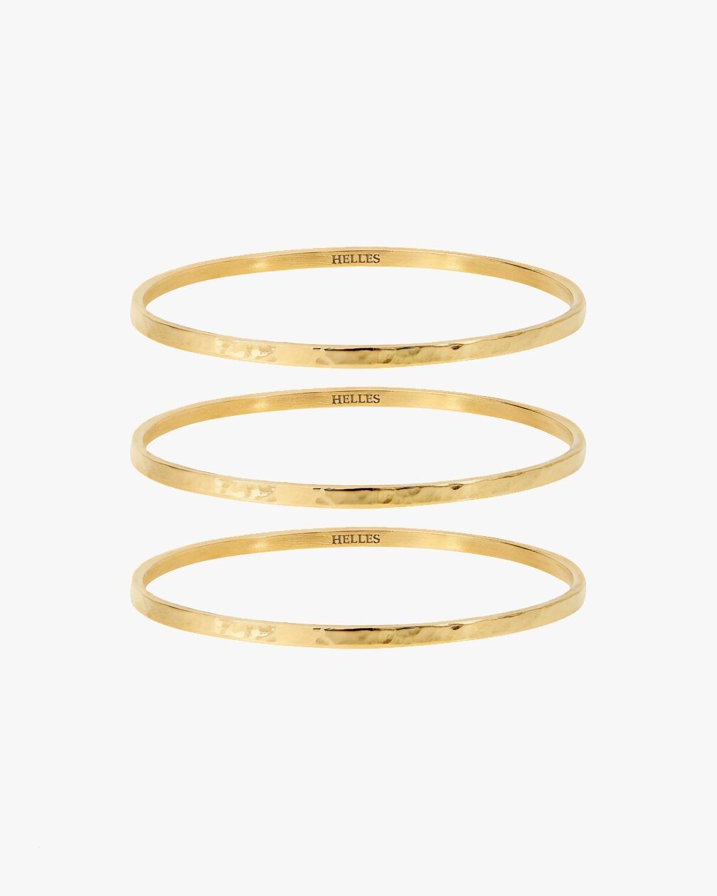 PULSERAS DE METAL DORADO