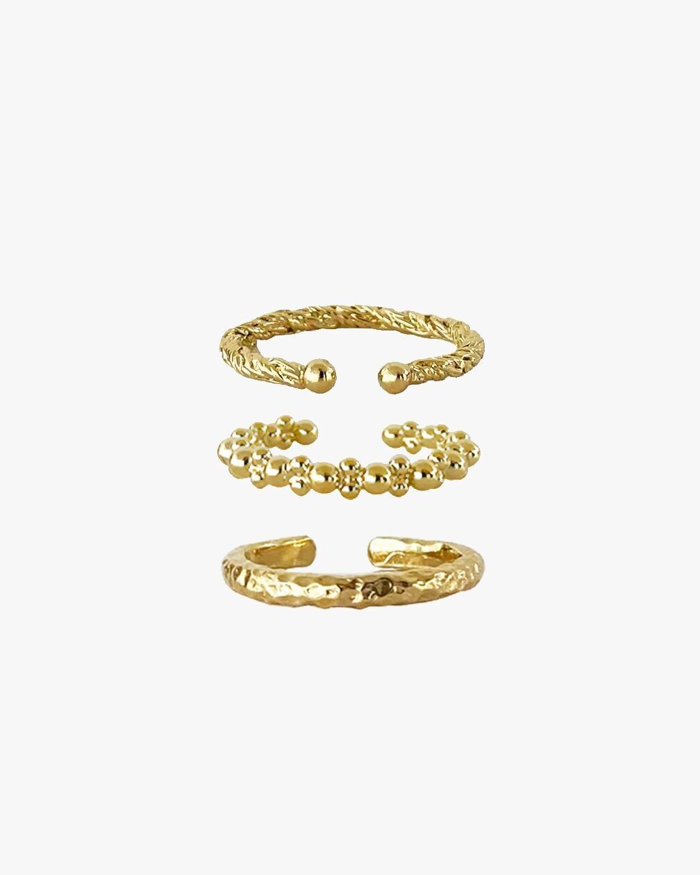 GOLD TRIO RINGS