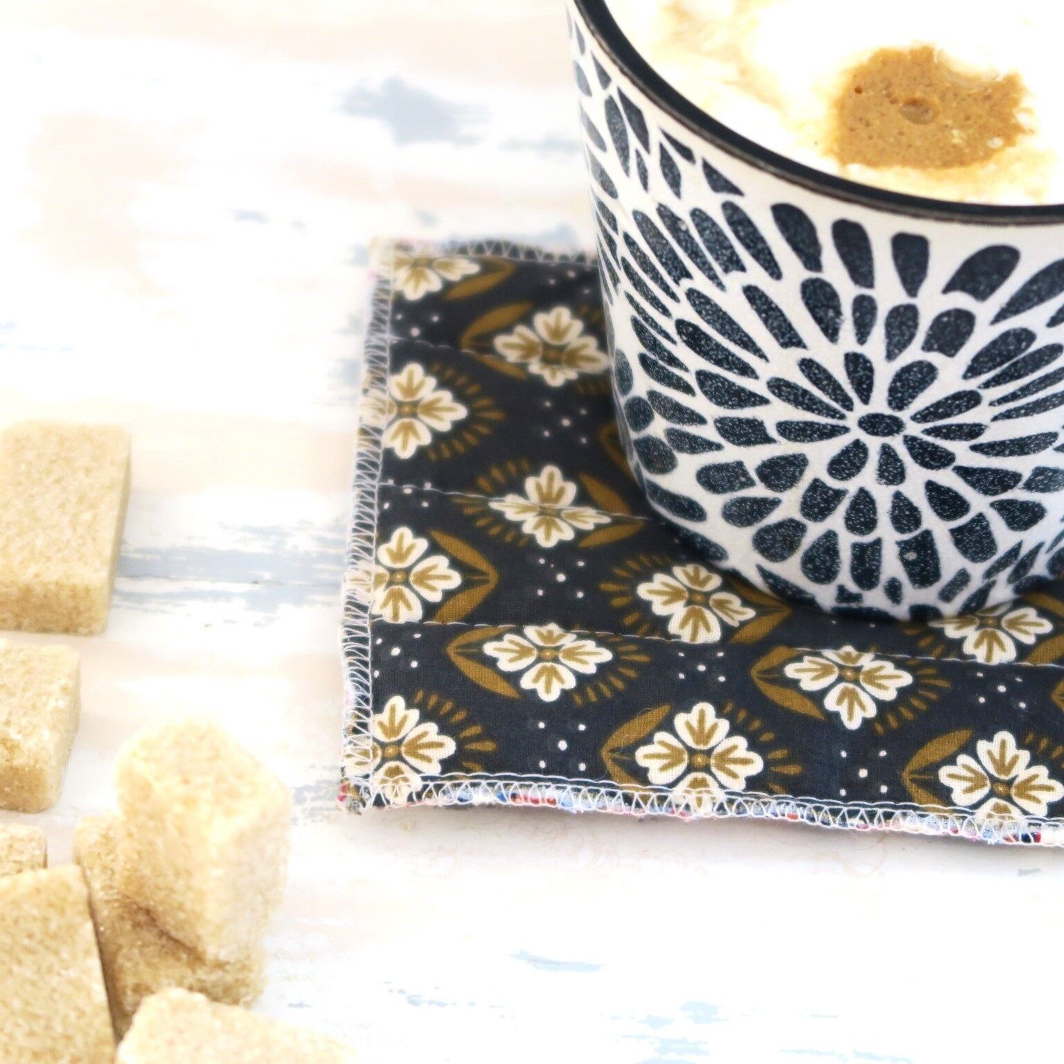 Gesteppte und wendbare Untersetzer von Jayco (x4)