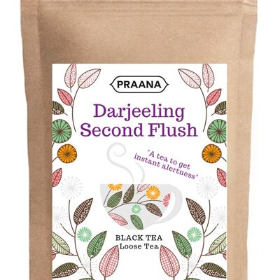 PRAANA TEA - Darjeeling Black Tea - Second Flush -Catering Pack 500g