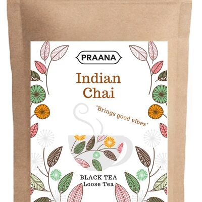 PRAANA TEA - Indian Chai - Black Tea with Real Spices - Catering Pack 500 g