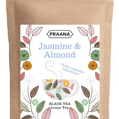 TÉ DE PRAANA - Té negro con cogollos de jazmín y sabor a almendra - Pack Catering 500g