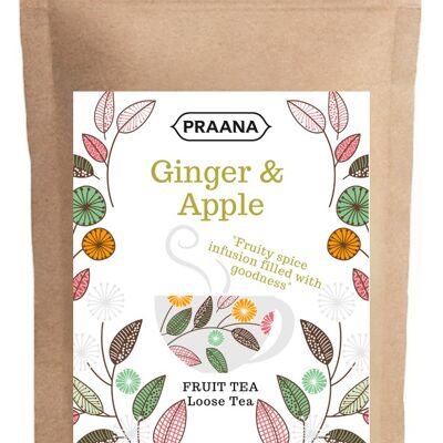 TÉ DE PRAANA - Té Picante de Frutas con Jengibre y Manzana - Pack Catering 500 g