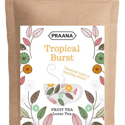 PRAANA TEA - Tropical Burst Fruit Infusion - Catering Pack 500 g